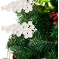 thumbnail image 3 of Saitec 15 Pack Christmas Glitter Berries Stems, 7.8Inch Artificial Christmas Picks for Christmas Tree Ornaments, DIY Xmas Wreath, Crafts, Holiday and Home Decor (Light Purple), 3 of 5