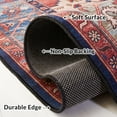 thumbnail image 5 of SAFAVIEH Tucson Nicole Traditional Machine Washable Runner Rug, Rust/Blue, 2'6" x 10', 5 of 9