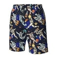 thumbnail image 4 of Balery Astronauts in sport Traje de Baño Estilo Hawaiano para Hombre, Shorts de Secado Rápido con Bolsillos-XX-Large, 4 of 6