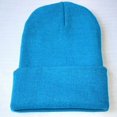 thumbnail image 1 of WEAIXIMIUNG Baseball Cap Blue Unisex Slouchy Knitting Hop Warm Winter Ski Hat, 1 of 2