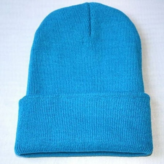 WEAIXIMIUNG Baseball Cap Blue Unisex Slouchy Knitting Hop Warm Winter Ski Hat