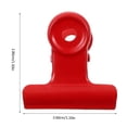 thumbnail image 4 of 10Pcs Snack Bag Clips Metal Bag Clamps Office Bill Clips Home Food Clips, 4 of 4