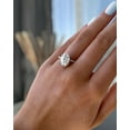 thumbnail image 3 of ESTE ORIGIN 4.85CT Oval Moissanite Solitaire Engagement Ring in 18K Rose Gold for Women US 8, 3 of 8