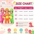 thumbnail image 5 of Leey-World Newborn Infant Baby Boy Girl Clothes Unisex Baby Animal Homewear Infant Flannel Hooded Halloween/Christmas Romper Sleepwear, 5 of 9