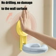thumbnail image 5 of Wall Mount Hair Dryer Holder with Suction Cup | Universal Non Perforated Storage Rack for All Hair Dryer Models | 5 Color Options | Compact Bathroom Organizer for Small Spaces, 5 of 6
