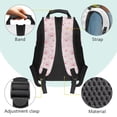 thumbnail image 4 of Pzuqiu Pink Cat Print Kids Backpack for Students Ages 6-14 17 Inch Elementary School Backpack with Adjustable Straps Large Capacity Back to School Travel Bookbag for Girls, 4 of 7