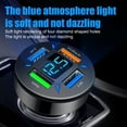 thumbnail image 5 of 4USB Phone Car Charger Adapter LED Display QC 3.0 Fast Charging Car λ△ ■# υρ и◇ K4D7, 5 of 5