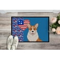 thumbnail image 2 of Red Cardigan Corgi USA American Indoor or Outdoor Mat 24x36, 2 of 5