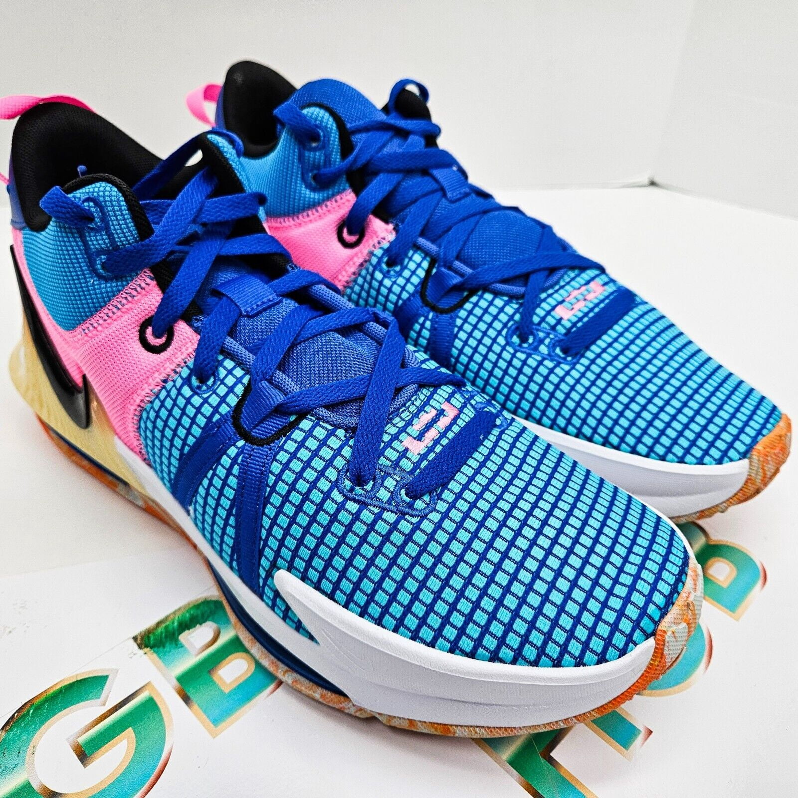 Nike LeBron Witness 7 Coconut Milk Pink Blue Basketball Shoes Sneakers Mens 8.5 Nike LeBron Witness 7 DM1123-400 Men main image 2