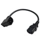 thumbnail image 3 of 110 ~ 250V 10A IEC 320 C14 A C13 Cable De Extensión De Alimentión De CA Para PDU UPS, 3 of 7