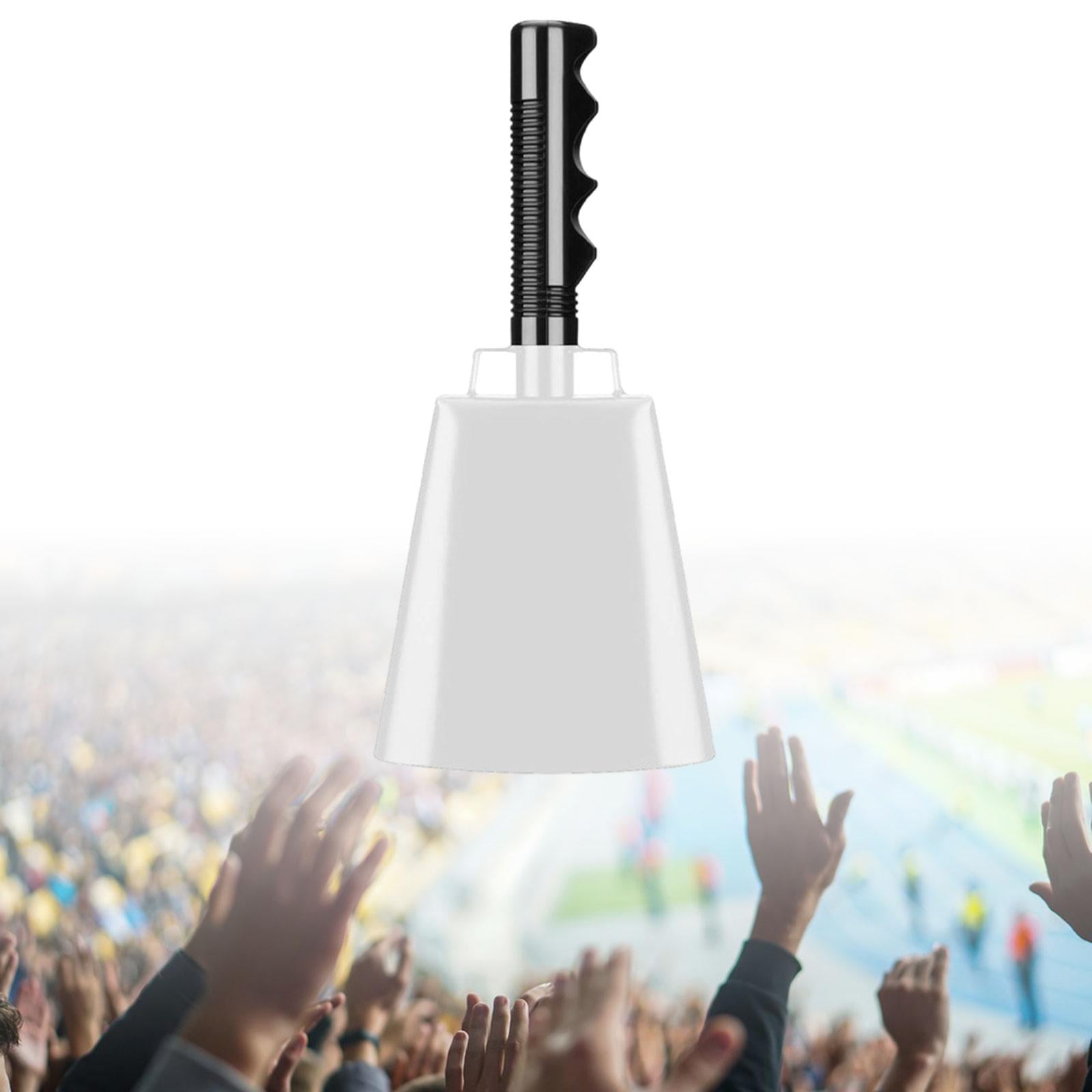 Musfunny Steel Cow Bell with Handle Cowbells, Cheering Hand Bells Loud  Noise Makers for Sporting Events,Football Games,School Bell,Farm Hand  Chimes