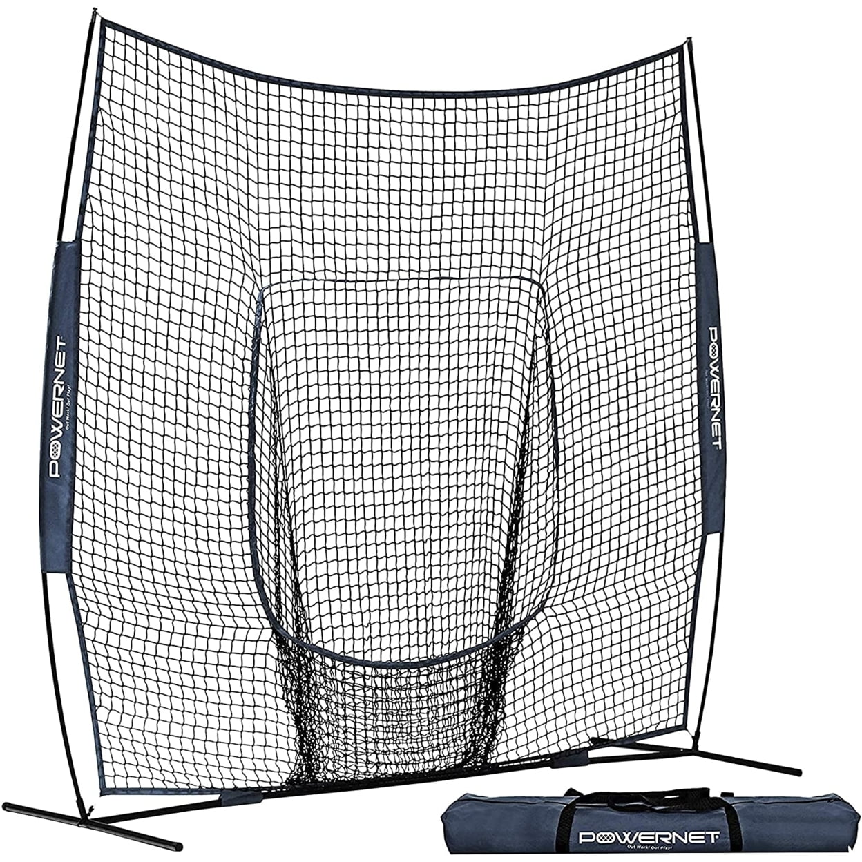 8x8 Modular Frame Hitting Net Ultra Portable with Quick Setup