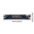 thumbnail image 4 of Decorative Design Happy 50th Birthday Banner Gift Box Balloon Celebration Banner for Birthday Party Indoor Decoration Milestone Celebration, 4 of 9
