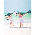 thumbnail image 3 of Teal Ombre Anchor Beach Towels Oversized Super Absorbent, Coastal Nautical Metal Luster Anchor Lightweight Bath Towel Quick Dry Sets For Bathroom/Pool/Rv Camping/Beach Play/Gym Room/Picnic 23"x47", 3 of 8