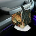 thumbnail image 7 of Psesaysky Waterproof Tissue Box Cover, Square PU Leather Car Tissue Holder, Thanksgiving Decorative Facial Paper Organizer Dispenser for Bathroom, Night Stands, Desk, 5.1X5.1X5.5'' -Pumpkin Corn, 7 of 7