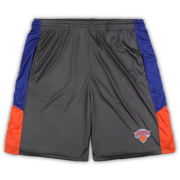 Men's Fanatics Gray New York Knicks Big & Tall Shorts