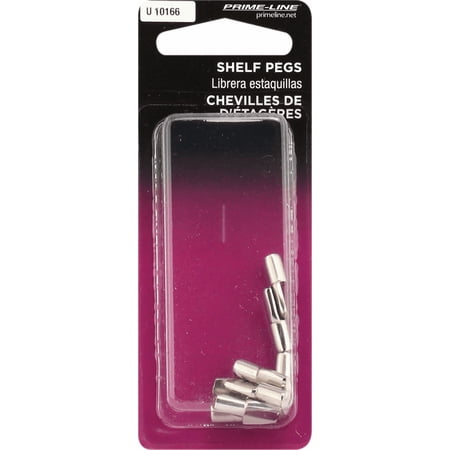 Prime-Line Metal Shelf Support Peg - Pack of 2 &mdash; Home & Garage Storage Stackable Design