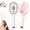 Pink, variant on Electric Steam Brush for Hair, Rechargeable Water Spray Hair Brush, Detangling & Anti-Static Hair Brush, Anti-Static for Frizzy Hair & Scalp Care,Anti-Static(1PCS) (Pink)