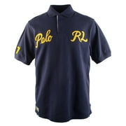 Men's Big And Tall Short Sleeve Varsity Polo Shirt-FN-LT