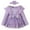 Purple, variant on Coerni Toddler Baby Girl Floral Lace Romper Dress Headband Toddler First Birthday Baptism Outfits Princess Jumpsuit Bodysuit