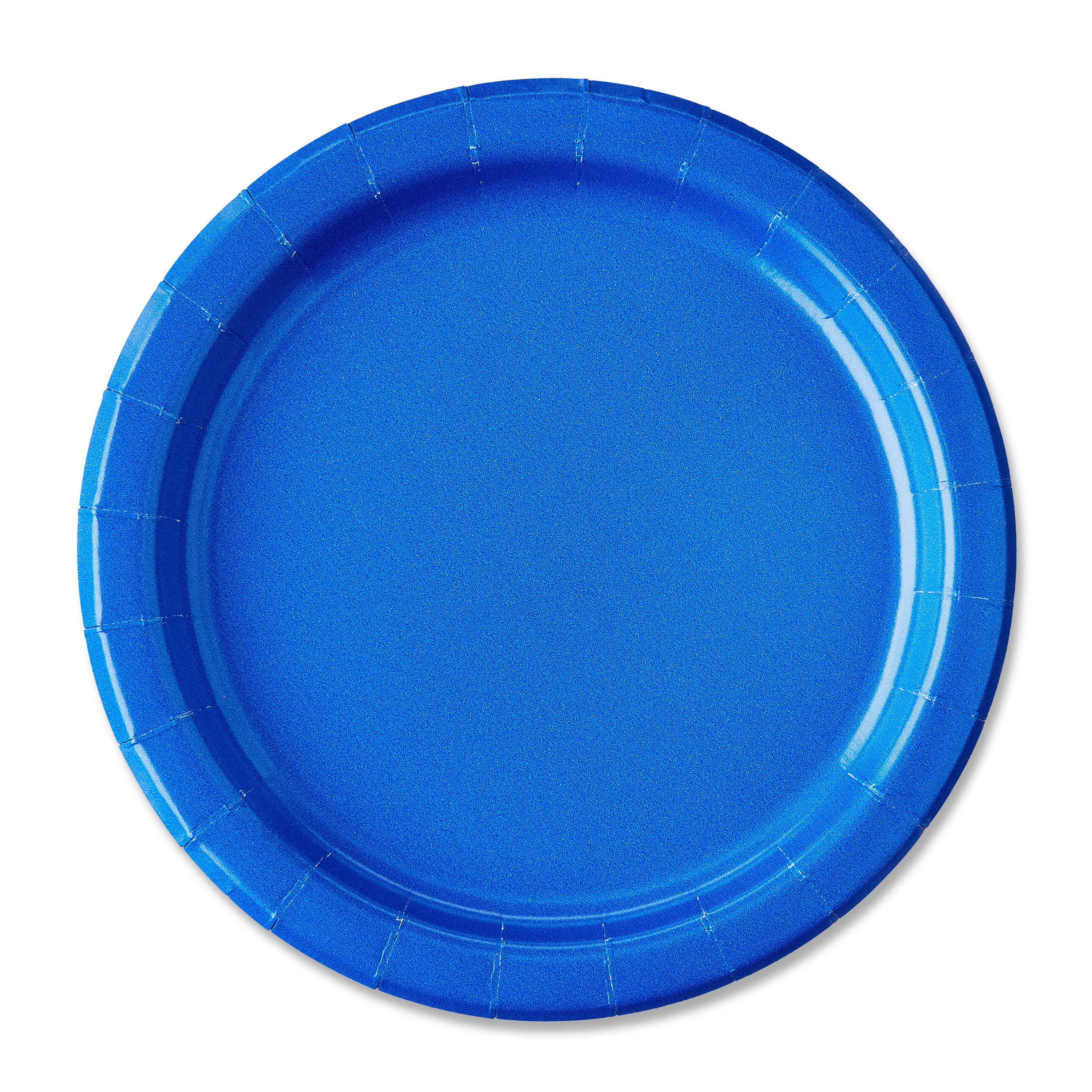 Disposable Paper Plates, 7", Blue, 70 Count, by Way To Celebrate