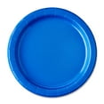 thumbnail image 3 of Disposable Paper Plates, 7", Blue, 70 Count, by Way To Celebrate, 3 of 5