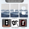 thumbnail image 3 of Yayeee Toggle Light Switch Wall Plate 1-Gang 4.5"x2.7" Home Decorative Outlet Cover, Watercolor Mountains, 3 of 7