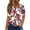 Purple, variant on QATAINLAV Palace Lock Tops for Women 2024 Henley Button Down Shirt Trendy Floral Print V Neck Blouses Summer Casual Loose Short Sleeve Tunic Top Lightning Sales Today Pink 3XL