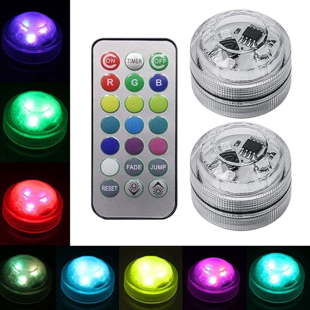 Kit de Lámpara Atmósfera Inalámbrico Likrtyny IP68 con Control Remoto
