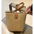 thumbnail image 3 of CAILDANL Straw Beach Bags For Women Rattan Purse Summer Straw Cross-body Bag Raffia Handbag Purses Shoulder Bag Small Bucket Bag 2025, 3 of 8