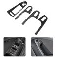 thumbnail image 4 of LAFGUR Door Sticker, Door Armrest Panel Cover Trim Carbon Fiber Carbon Fiber Sticker Glass Panel, Lightweight For Auto Car, 4 of 8