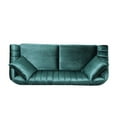 thumbnail image 5 of Jeannie Contemporary Velvet 3 Seater Sofa, Teal and Dark Brown, 5 of 11
