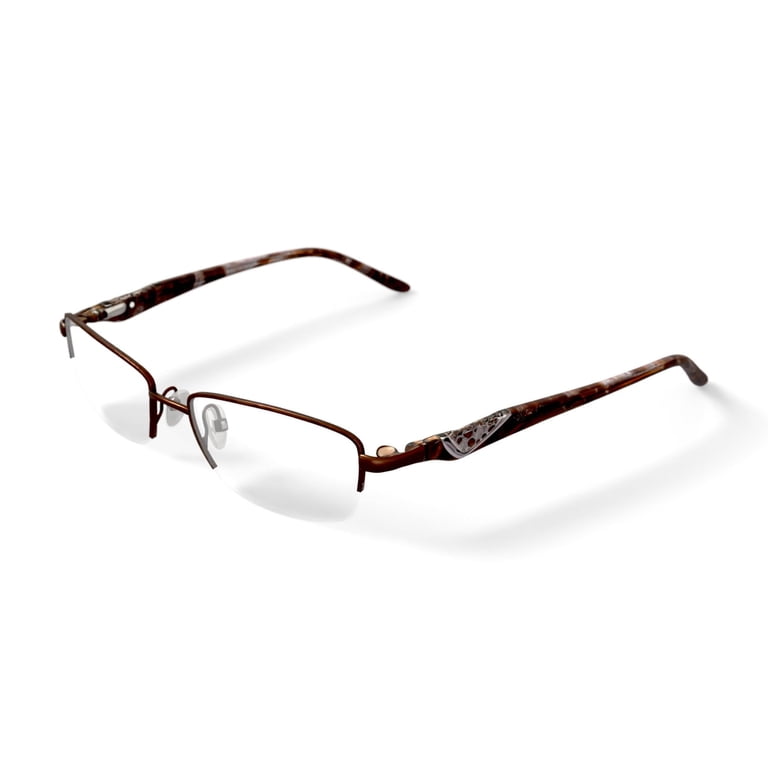 EasyClip Women's S3208 Rectangular Prescription Eyeglasses with