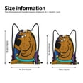 thumbnail image 2 of Zufioo Scooby-Doo Sac de Sport Imprimé Sac de Gym à Ficelles Lavable en Machine Sac à Dos à Ficelles pour Hommes Femmes-Moyen, 2 of 6