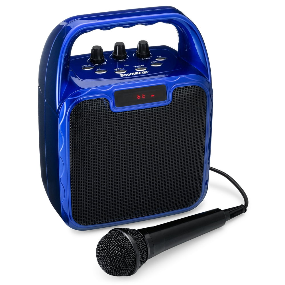SoundBeast Pegasus Blue Karaoke Machine & Portable PA Speaker System
