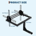 thumbnail image 3 of EDTara 2" Receiver Hitch Mounted Wire Unroller Offers a 25" Roll Capacity, Making It An Efficient Solution for Unrolling Barbed Wire or Electric Fencing With Atvs, Tractors, or Utvs, 3 of 6