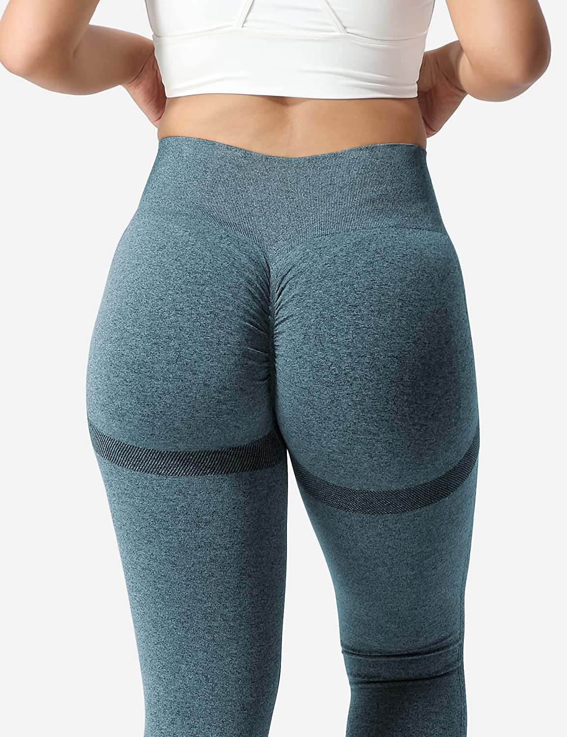 TZLDN Seamless Butt Lifting Leggings for Women Scrunch Booty High Waisted  Tummy Control Yoga Pants Workout Gym Sport Leggings : : Clothing