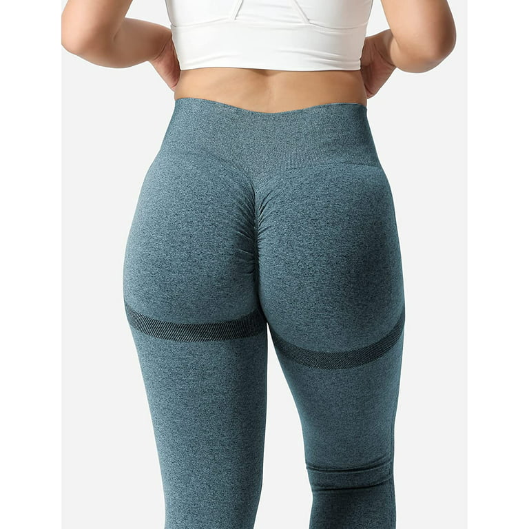 TURBOFIT Seamless Scrunch Butt Lift Leggings for Women High Waist Workout  Gym Yoga Pants Tummy Control Athletic Tights : : Clothing, Shoes 