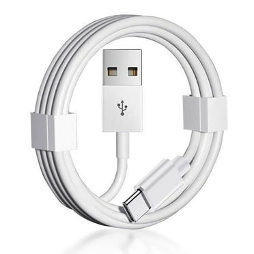 USB A to USB Type C Cable – 3FT, Fast Charging & Data Sync, Universal Compatibility – White