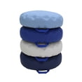 thumbnail image 2 of Factory Direct Partners SoftScape Bean Cushions, Navy/Powder Blue (Set of 4), 2 of 5
