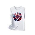 thumbnail image 5 of Qiopertar Blouse Sans Manches Imprimée Mode Décontractée pour Femmes Col Rond Pull Slim Offres de la Semaine Liquidation à Moins de 5$ jusqu'à 90 % de Réduction, 5 of 5