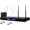 thumbnail image 1 of Sistema de micrófono inalámbrico Technical Pro UHF con solapa y auriculares, 1 of 7