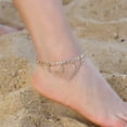 thumbnail image 3 of TINGN Birth Year Number Ankle Bracelets for Women 14K Gold Filled Dainty CZ Date Anklet, 3 of 5