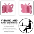thumbnail image 4 of Dteck Kids Case for Lenovo Tab M11 11-inch TB330FU TB330XU 2024,Cute Butterfly Case with Stand Light Weight EVA Rugged Shockproof Kids Friendly Cover for Lenovo Tab M11 2024,Pink, 4 of 9