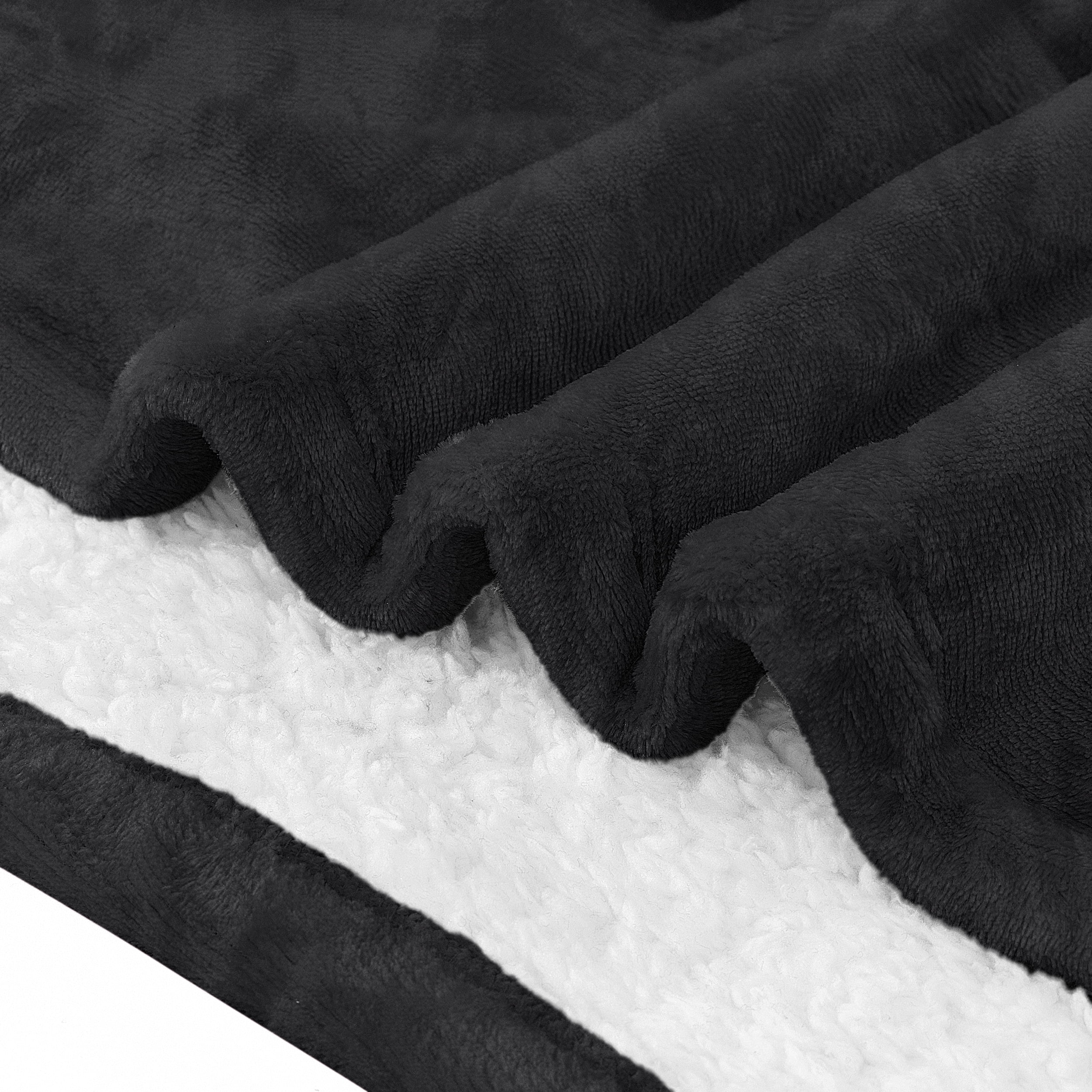 Fantaslook Wearable Blanket Hoodie for Women and Men, Oversized Sherpa Fleece Blanket Sweatshirt with Sleeves & Pocket