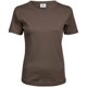 thumbnail image 1 of Tee Jays - Camiseta Interlock para Mujer (Marrón Chocolate), 1 of 4
