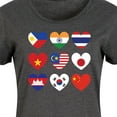 thumbnail image 3 of Instant Message - AAPI Heart Flags  - Women's Any Way Dress, 3 of 6