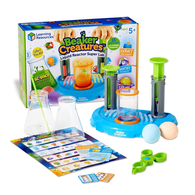 Juguetes científicos Learning Resources Beaker Creatures Liquid Reactor 15 piezas