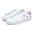 thumbnail image 2 of Victoria Women's Casual Leather Shoes, White \ Pink,10 M US, 2 of 7