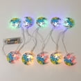 thumbnail image 1 of 1Pcs 1.6 Meters 10 Lights Ramadan Decorative Lights,LED Muslim Ramadan Fairy Lights, Five-Pointed Star Moroccan Ball Lanterns, 1 of 5